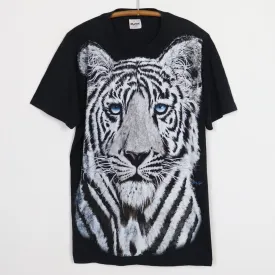 1997 White Tiger Big Print Shirt