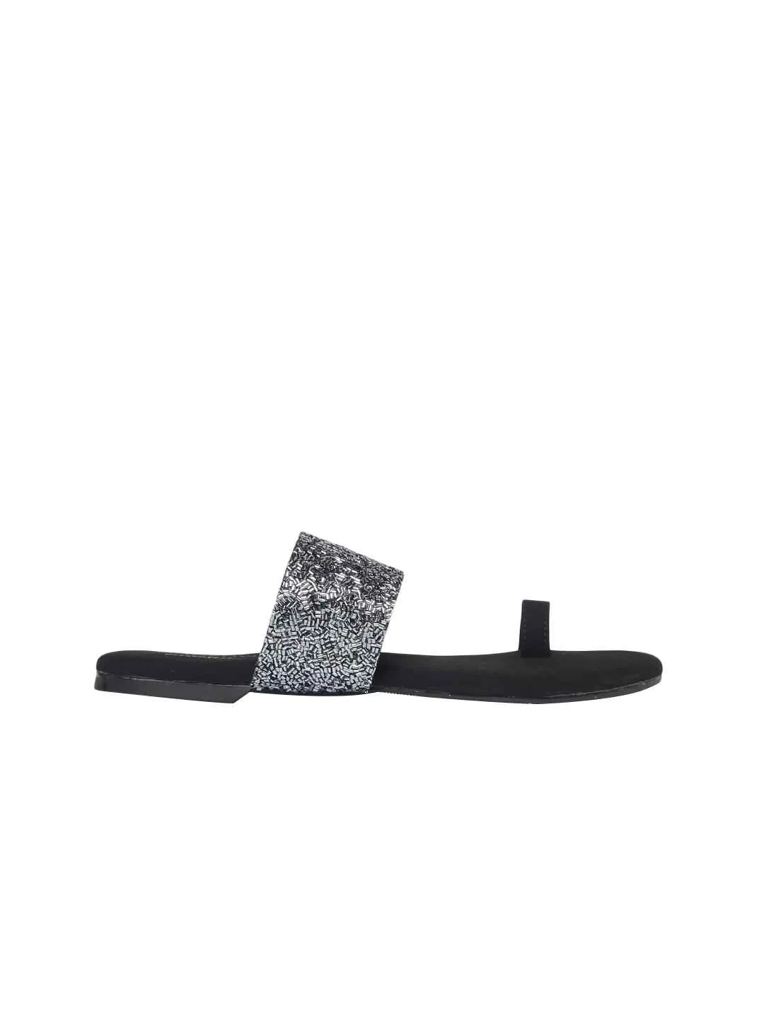 Camila Gun Metal Flats