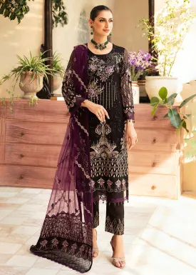 Chevron Luxury Chiffon Collection 24 by Ramsha | A-905