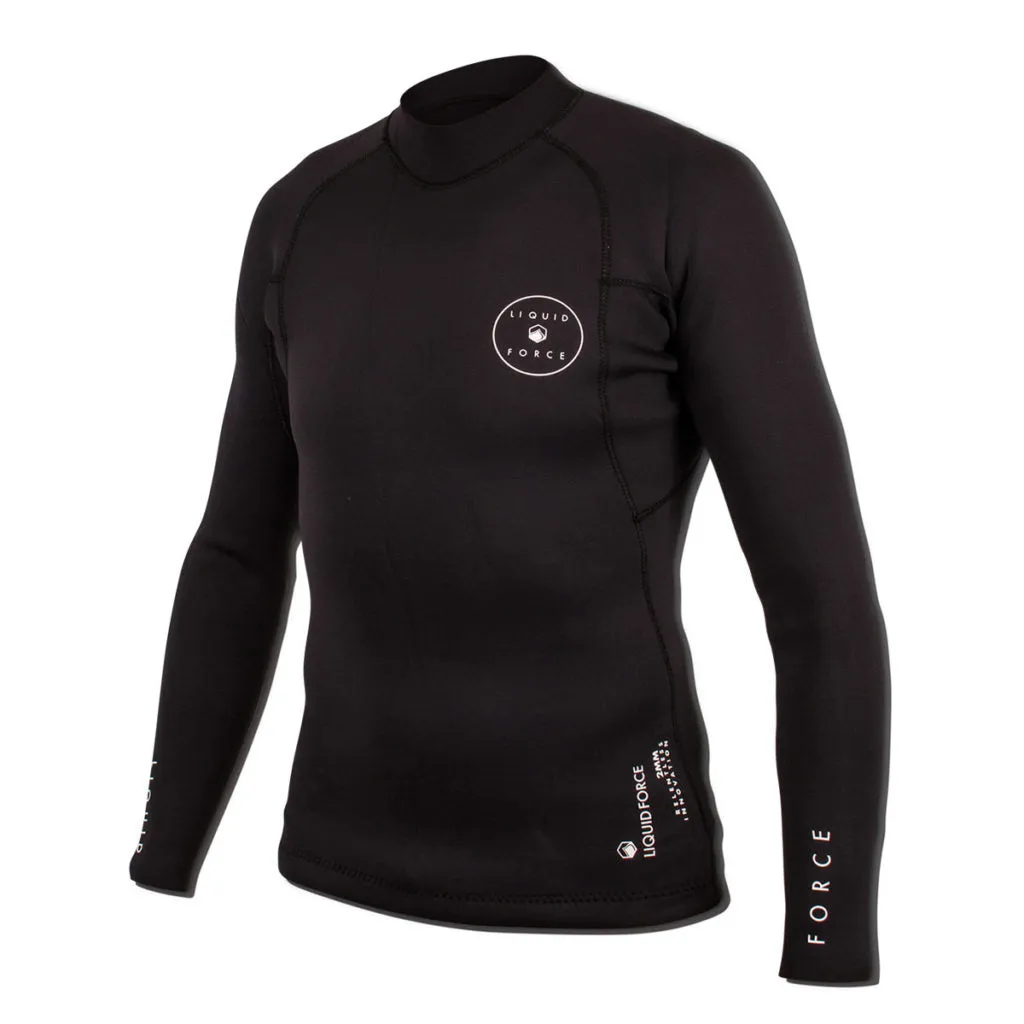 Eco Suit 2mm Neo Ride Top - Black