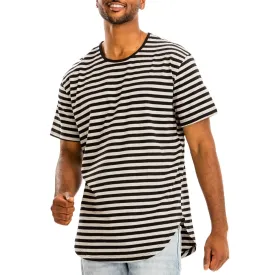 Edwin Black Striped Tee