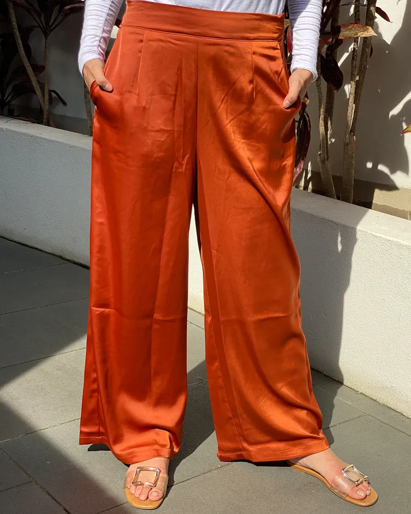 Monroe Silky Wide Leg Pants