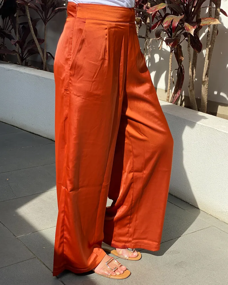 Monroe Silky Wide Leg Pants