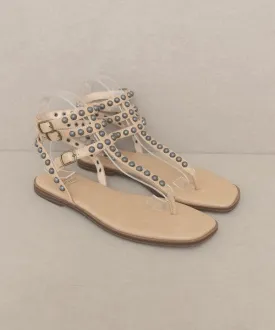 Oaklyn Studded Gladiator Sandal